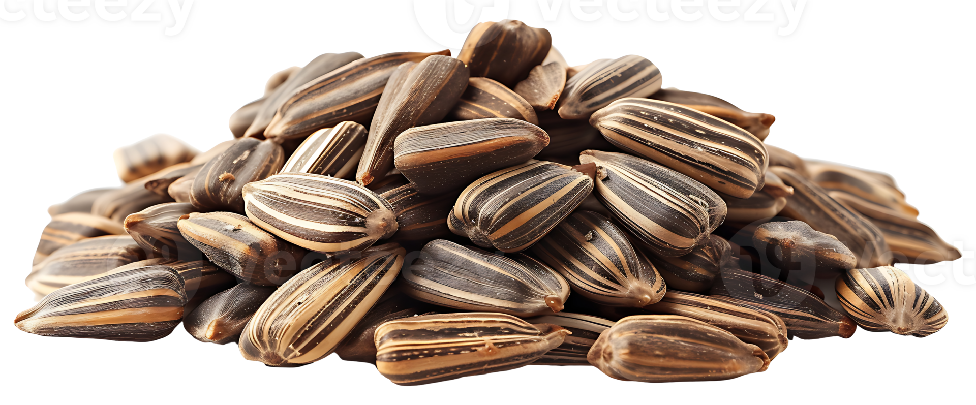 AI generated Sunflower seeds on a transparent background png