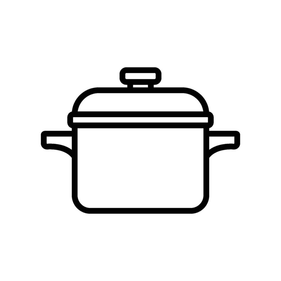 sauce pan icon vector design template simple and modern