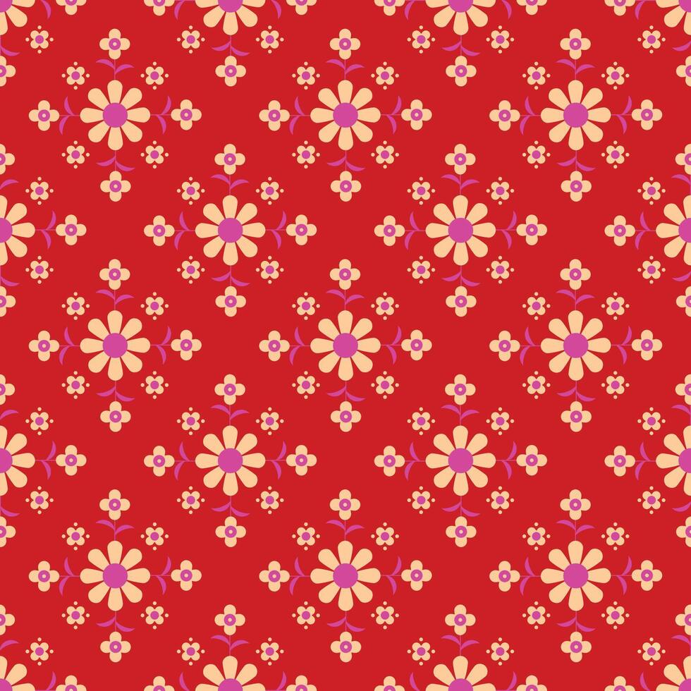 Vector illustration of abstract fabric repeat pattern texture