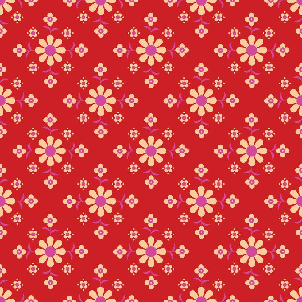 Vector illustration of abstract fabric repeat pattern texture