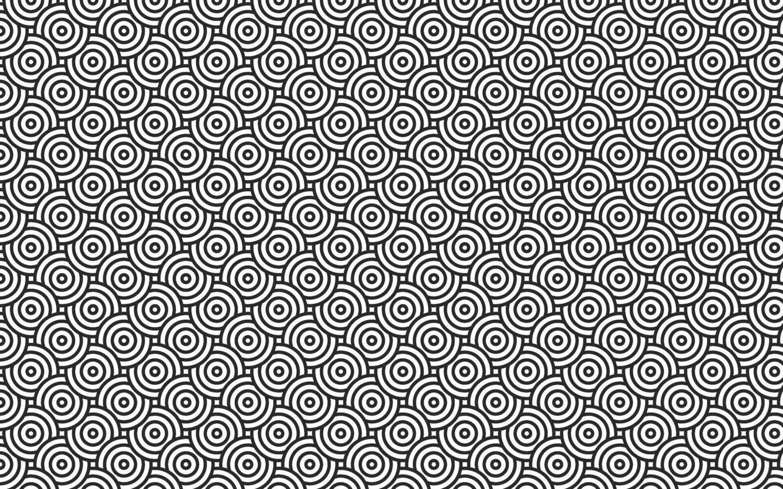 Monochrome Abstract Vector Zen Pattern Design. Vector EPS 10