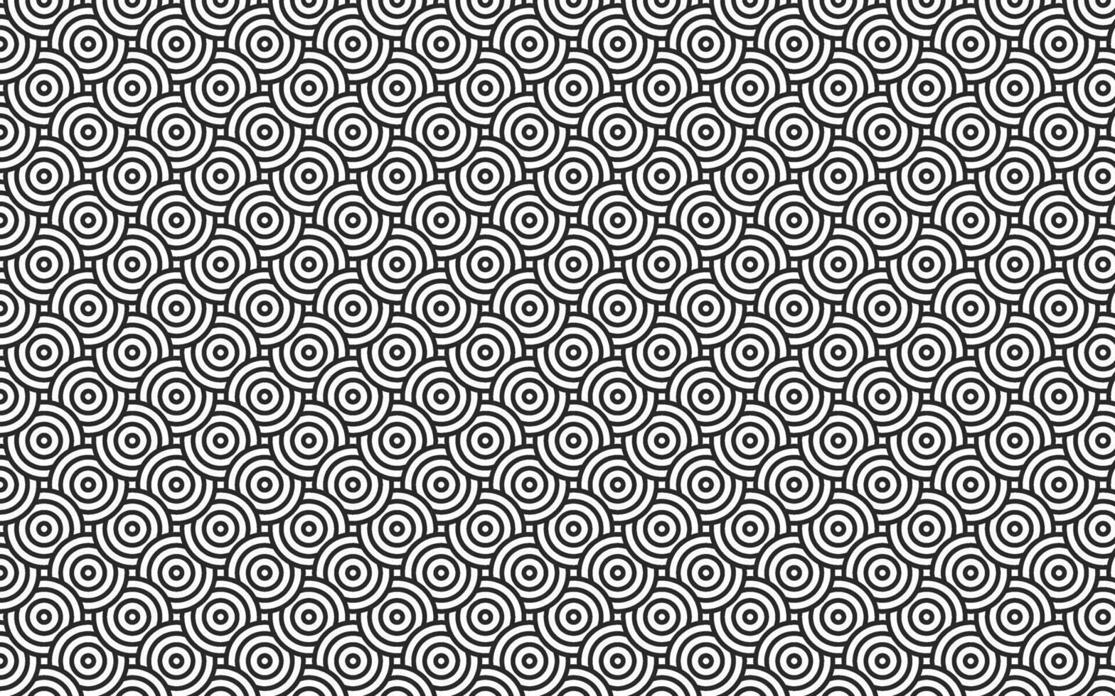 Monochrome Abstract Vector Zen Pattern Design. Vector EPS 10