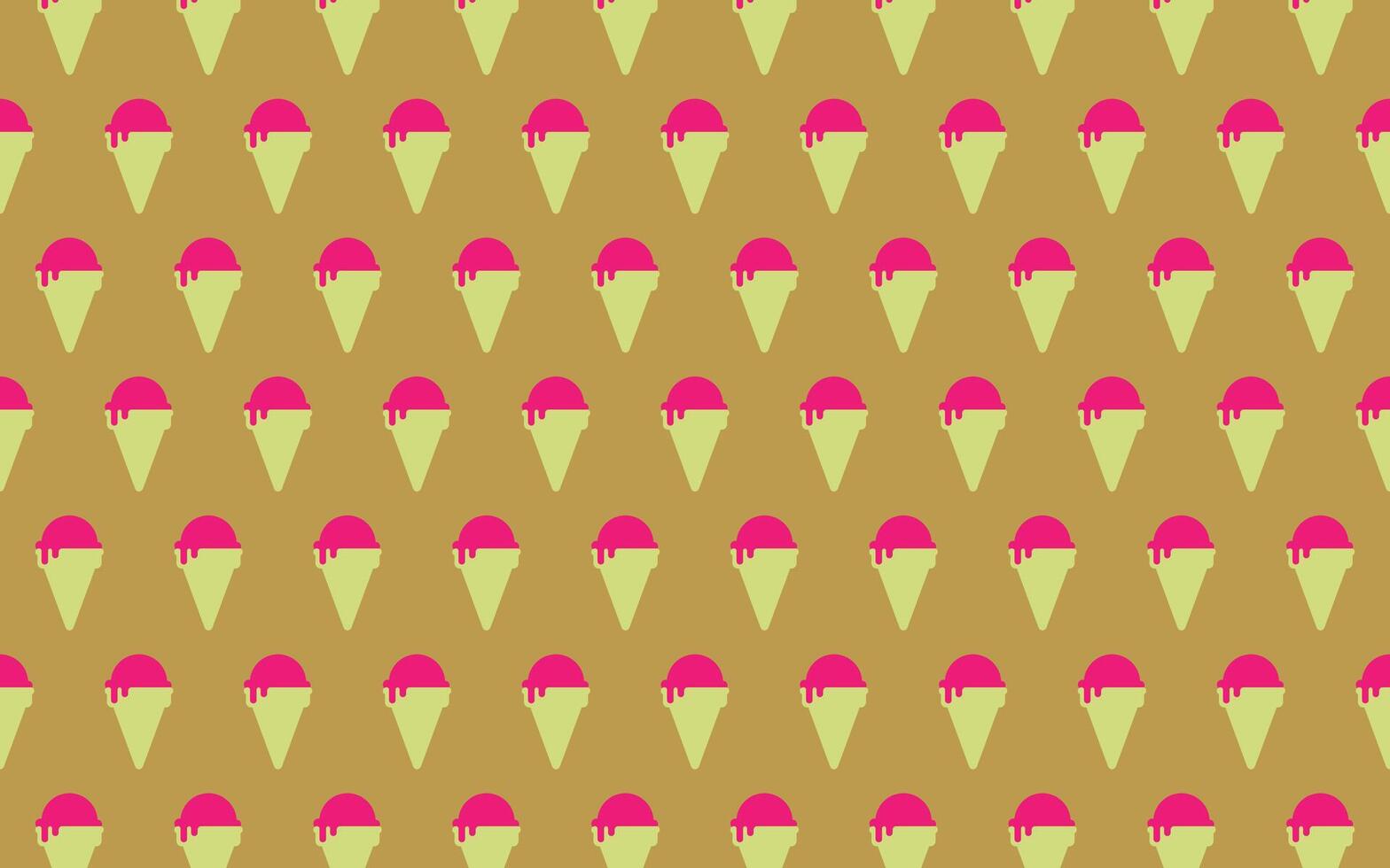 ice cream cone pattern. vector eps 10