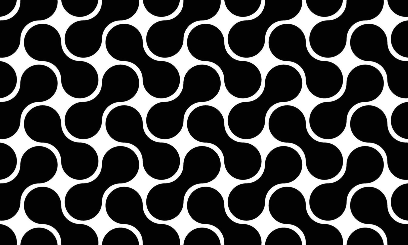 Seamless black and white geometric pattern background template. Vector