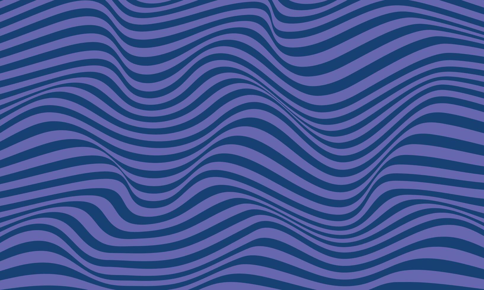 Abstract blue optical art wave line background. Vector