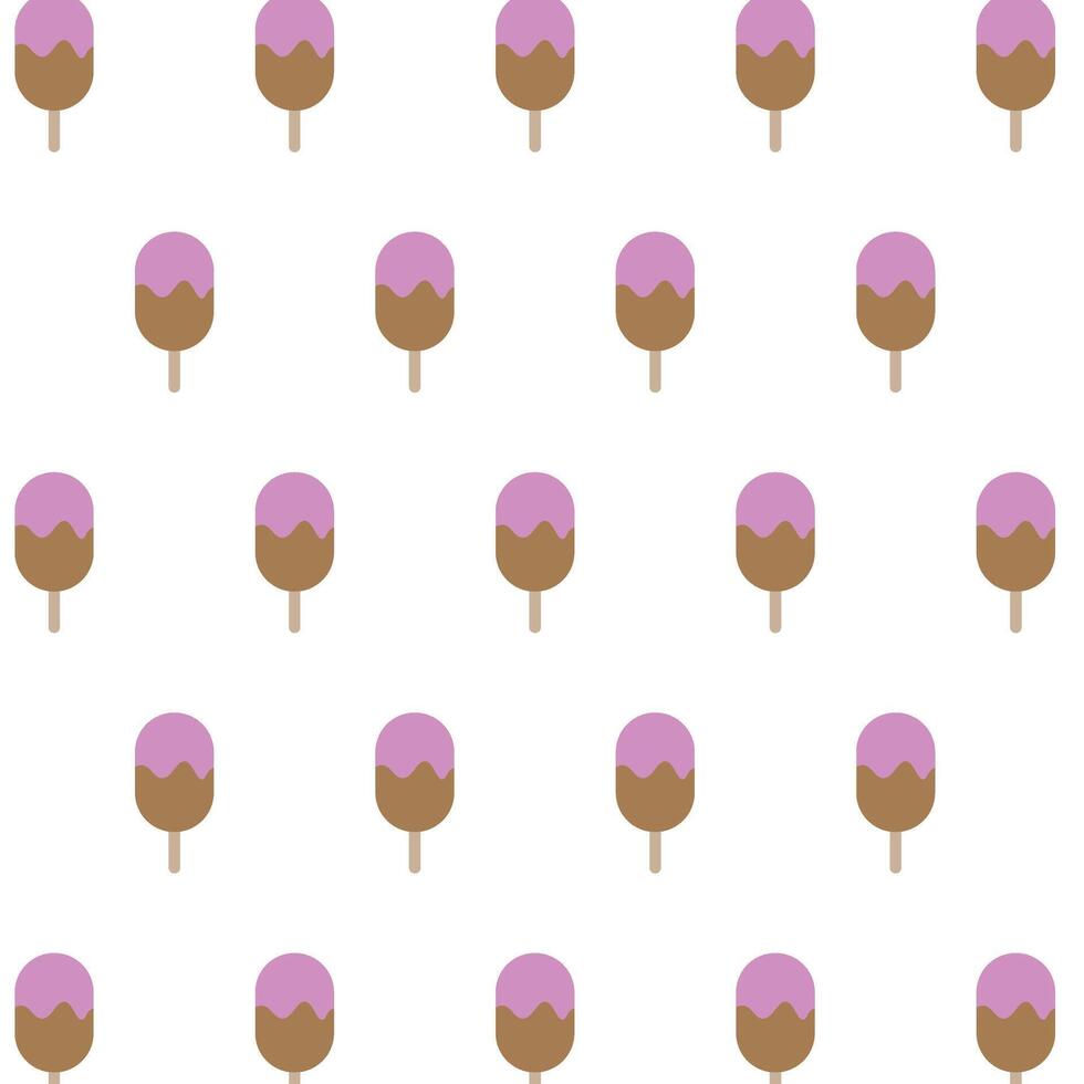 sweet ice cream pattern vector