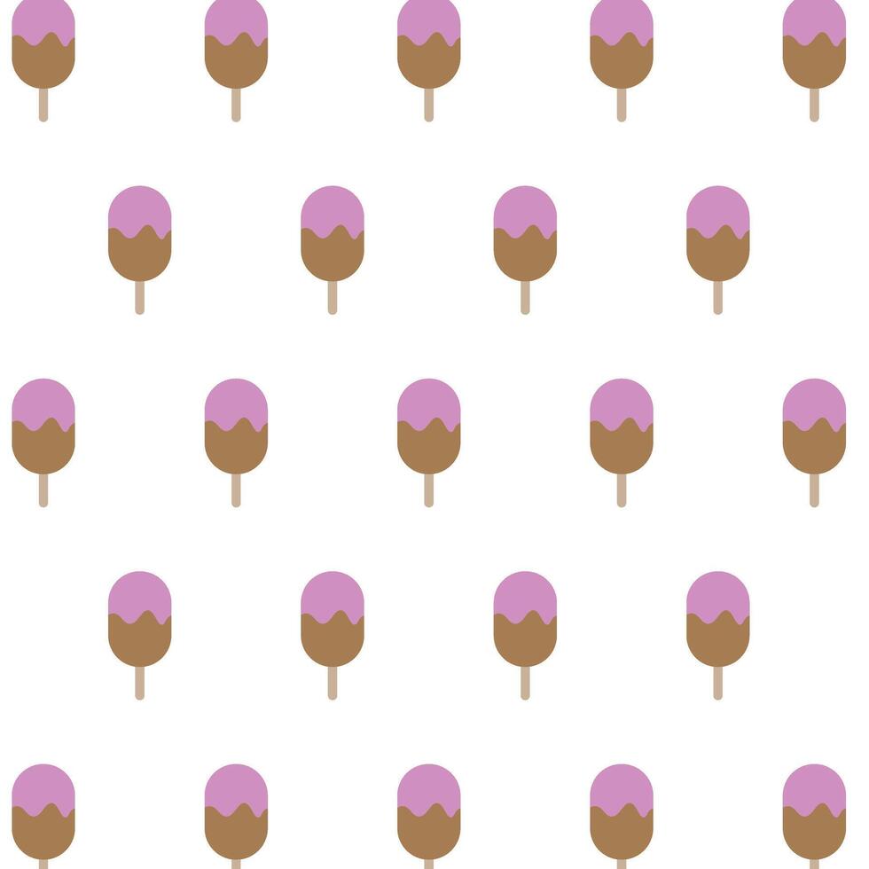 sweet ice cream pattern vector