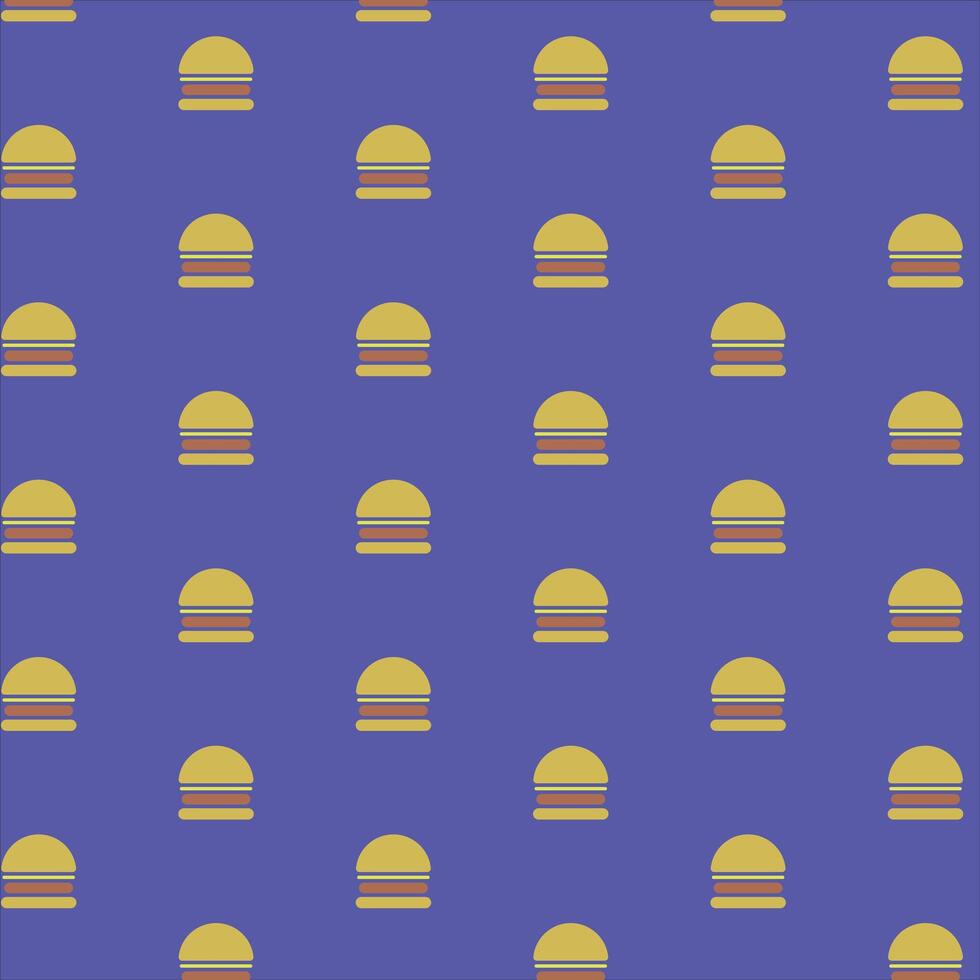 rápido comida modelo de queso hamburguesa en azul antecedentes. vector