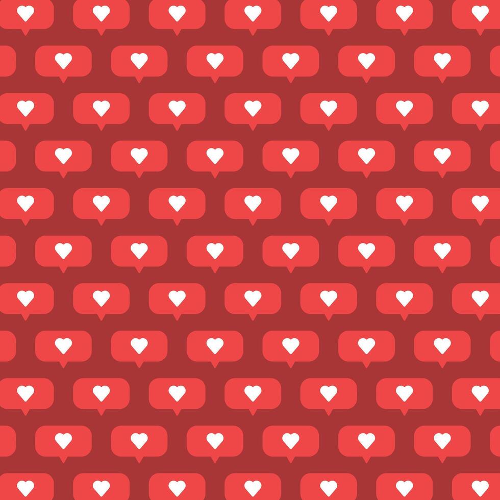 Seamless pattern with hearts. Delicate red background. Vector. vector