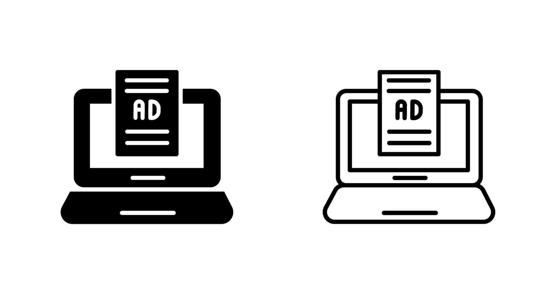 Internet Ads Vector Icon