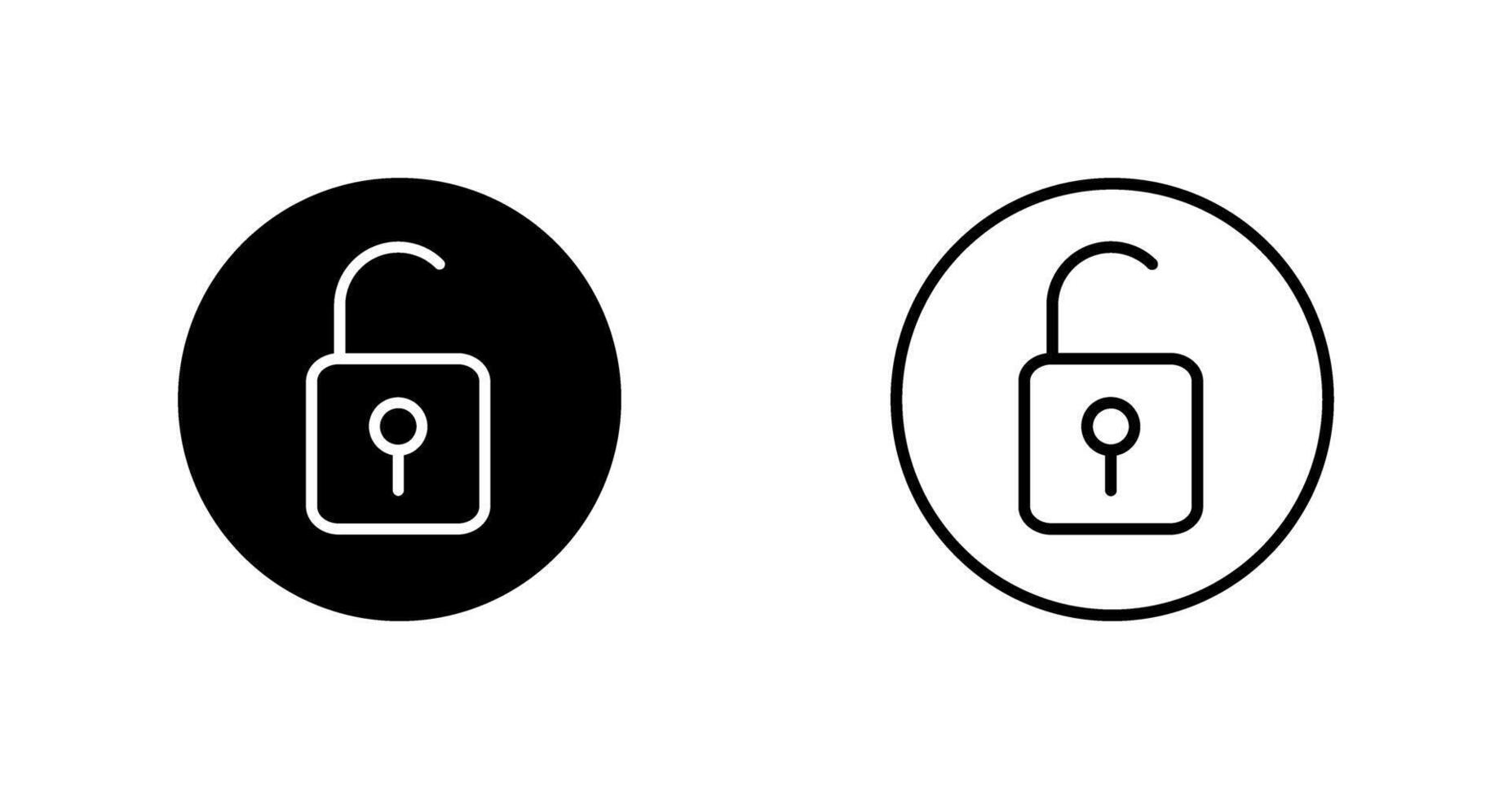 Open Lock Vector Icon