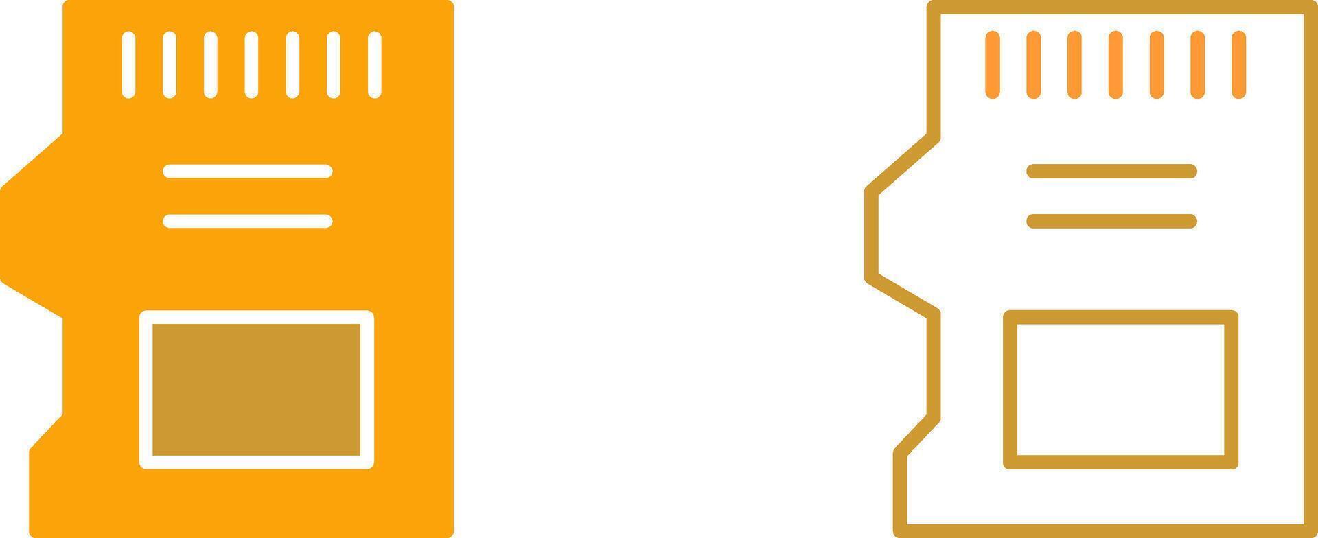 SD Card Vector Icon