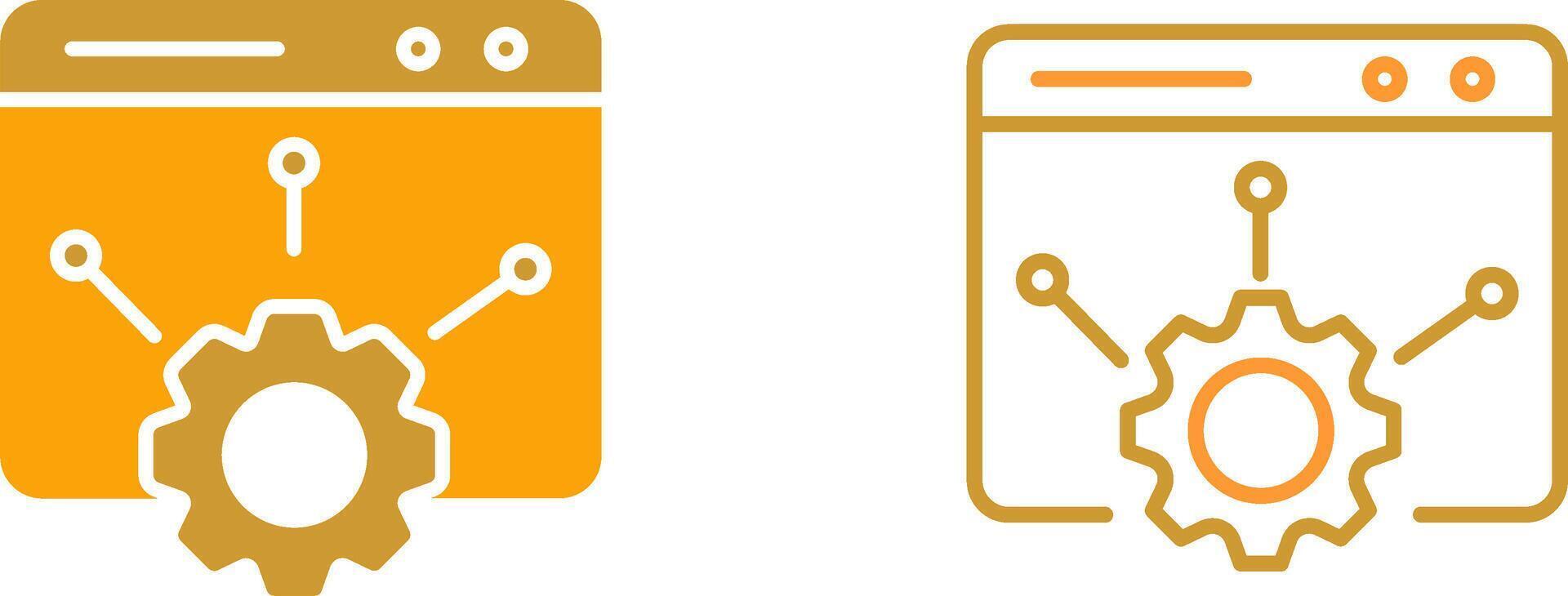 Web Setting Vector Icon