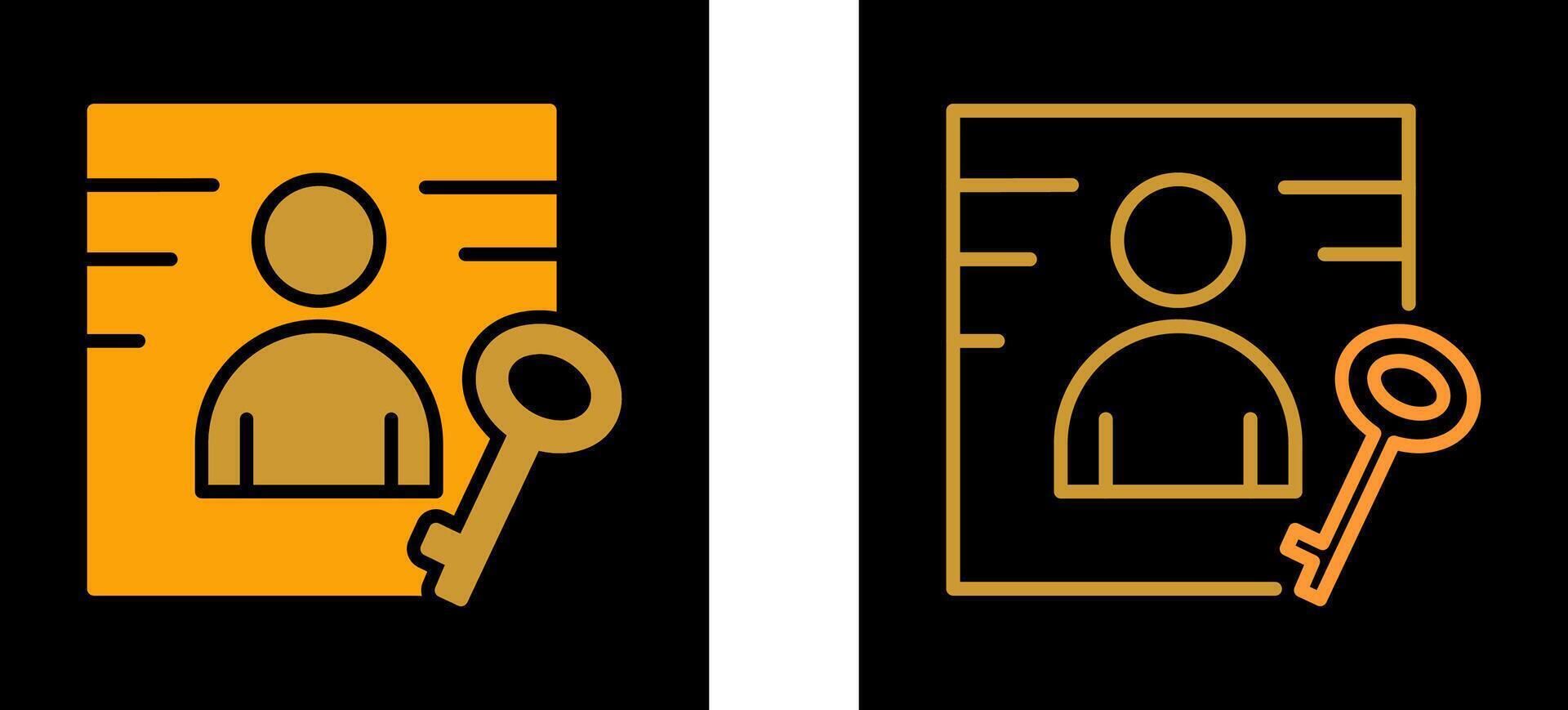 Business Key Vector Icon