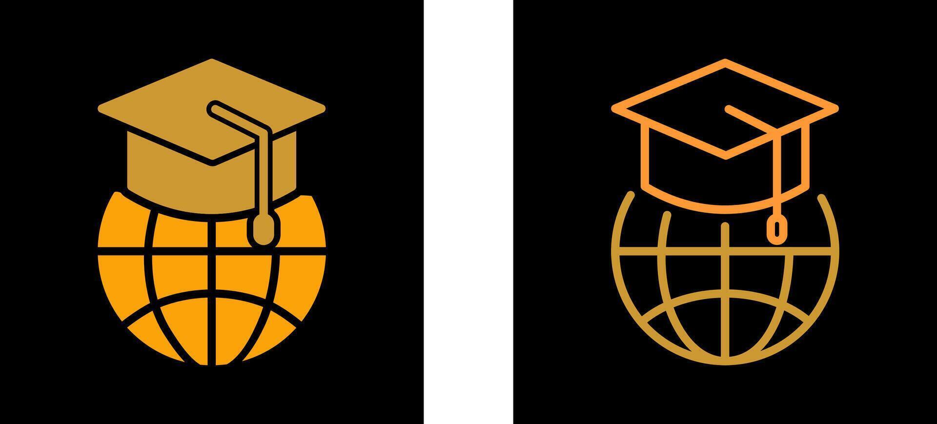 Global Education Vector Icon