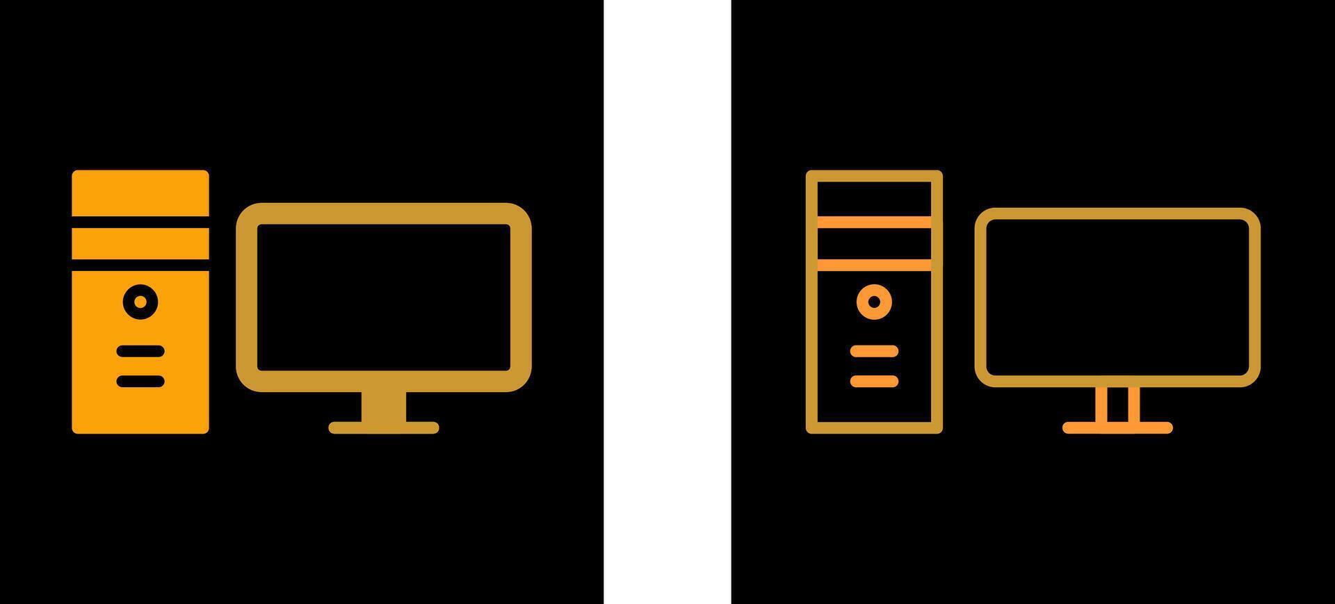 Desktop Vector Icon