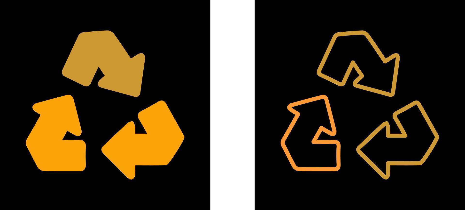 Recycle Arrow Vector Icon