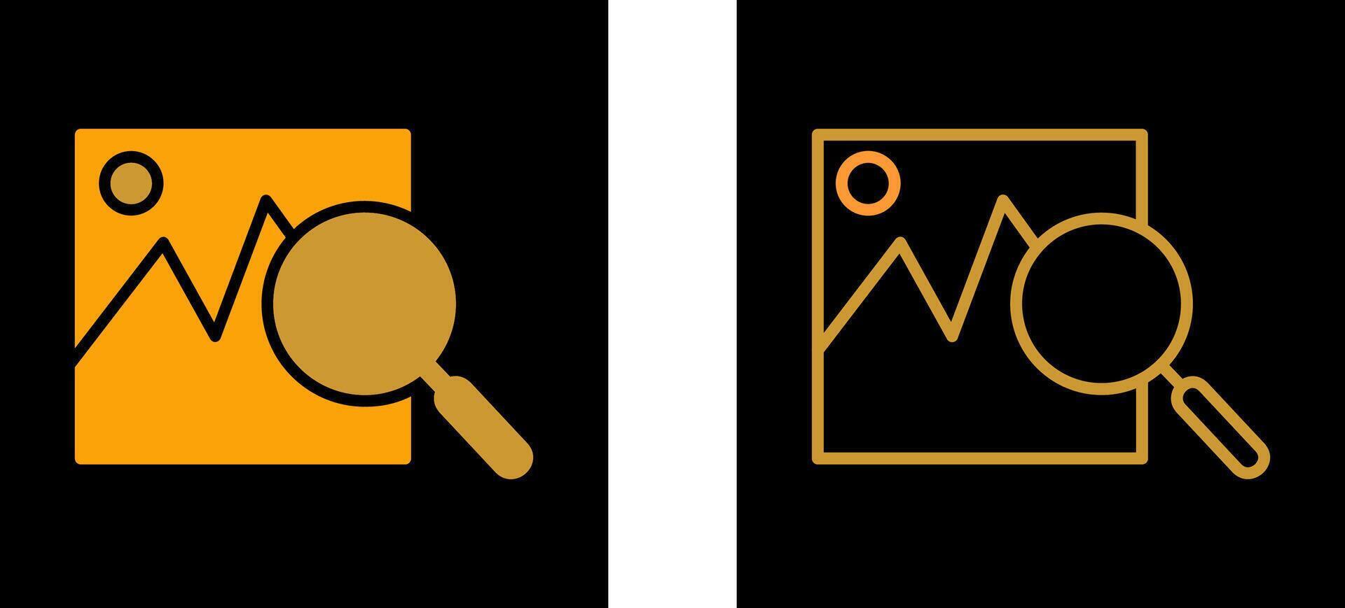 Image Search Vector Icon