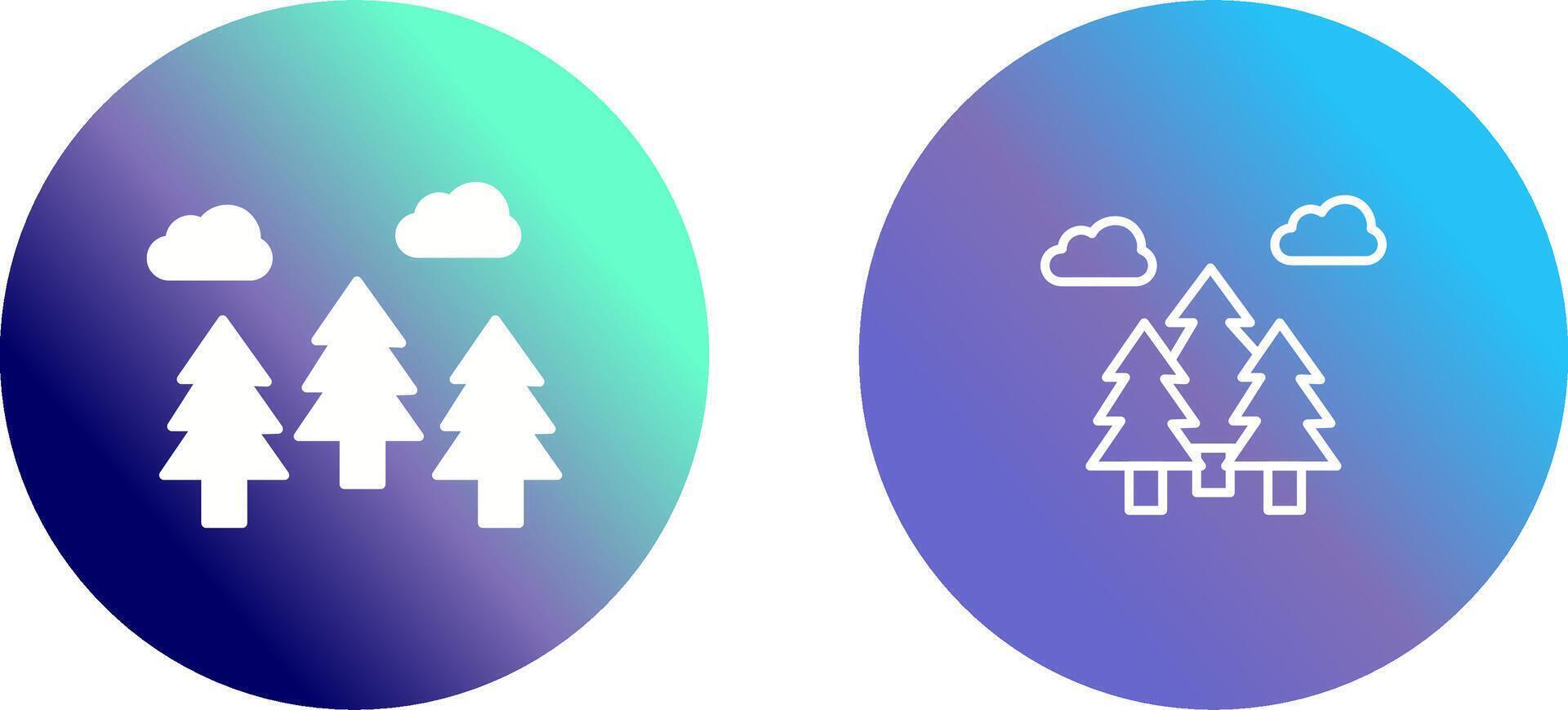 Forest Vector Icon