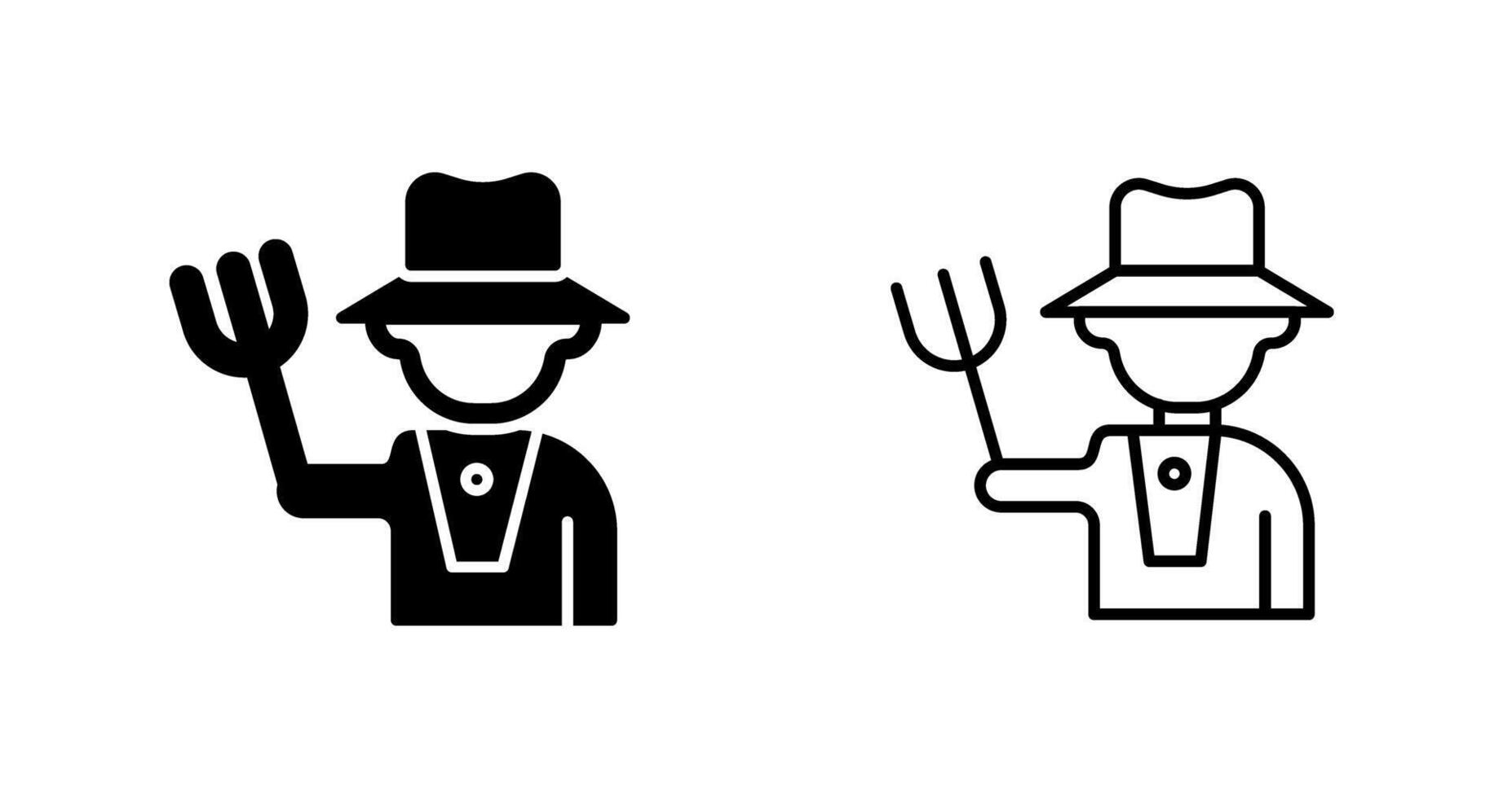 Farmer Vector Icon