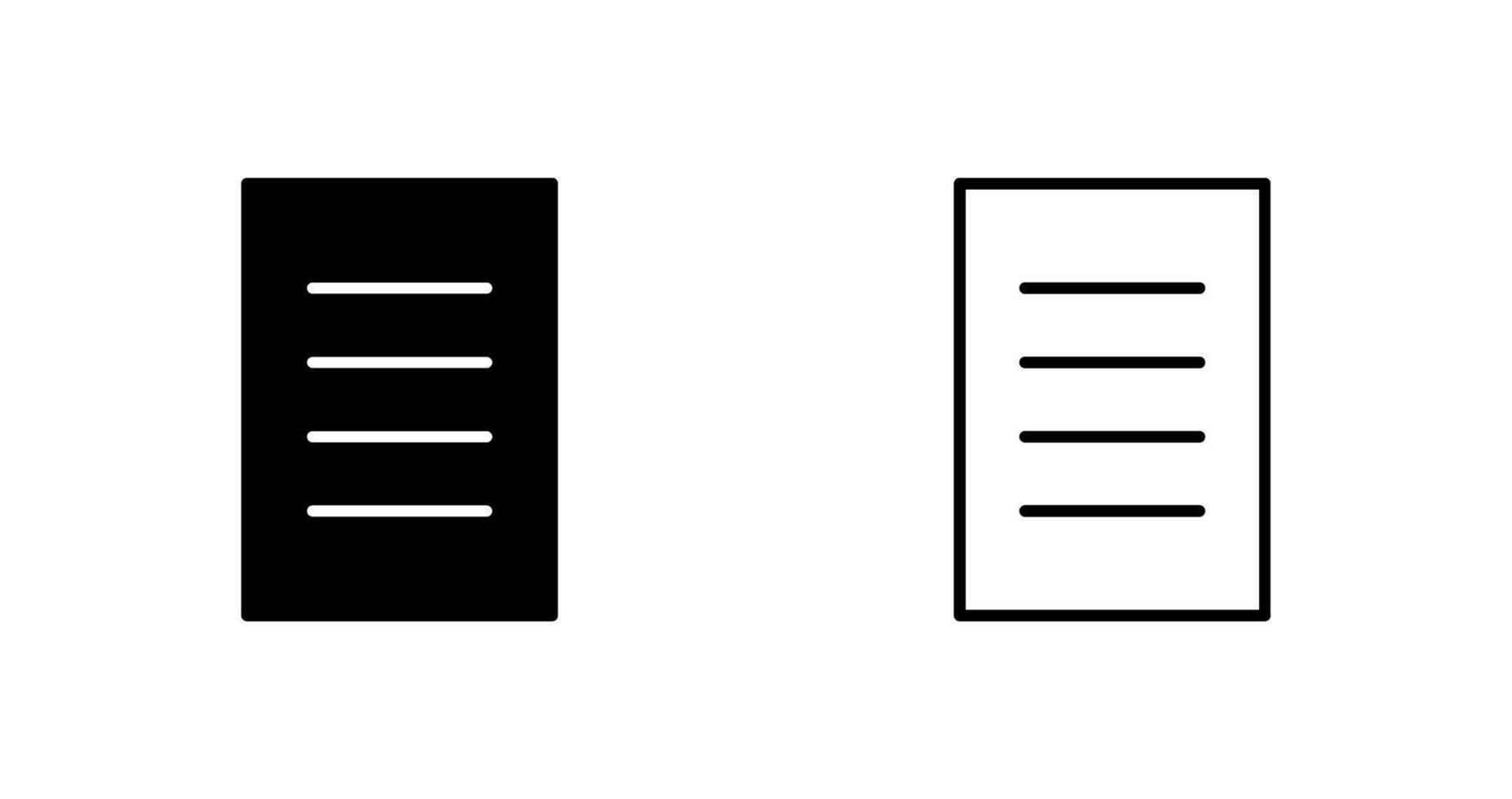 Menu Vector Icon