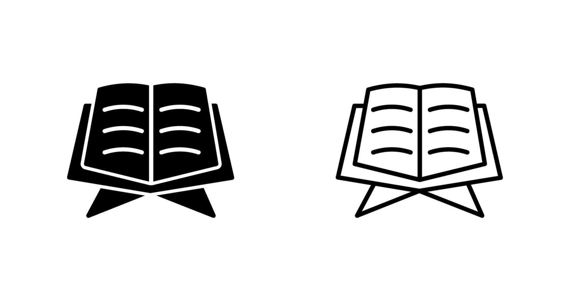 icono de vector de libro sagrado