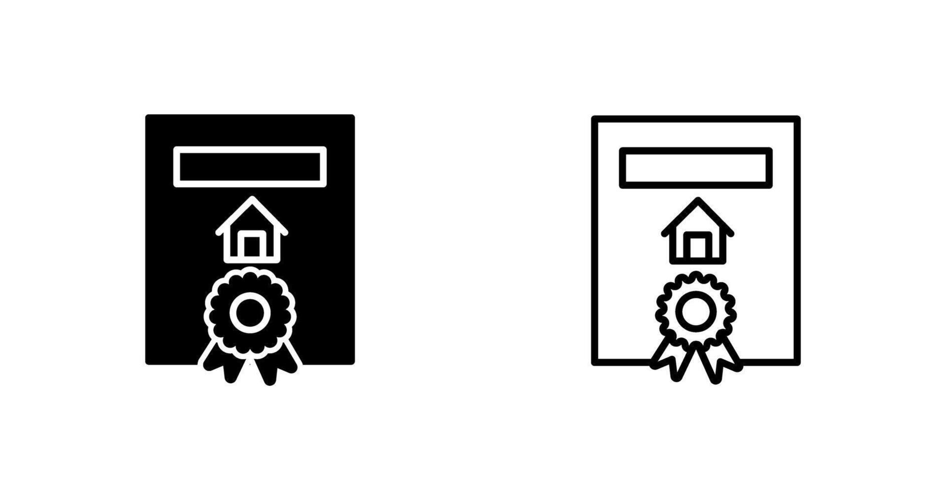 Certificate Vector Icon