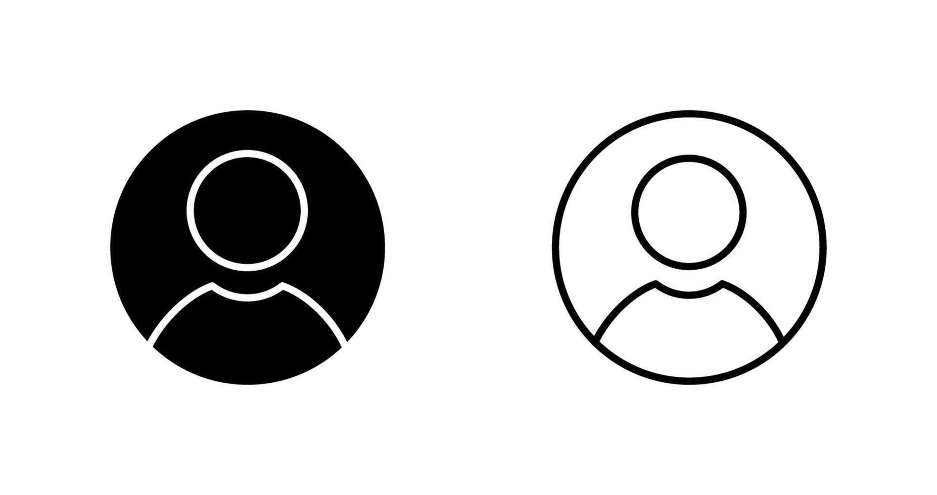 Male Profile Vector Icon