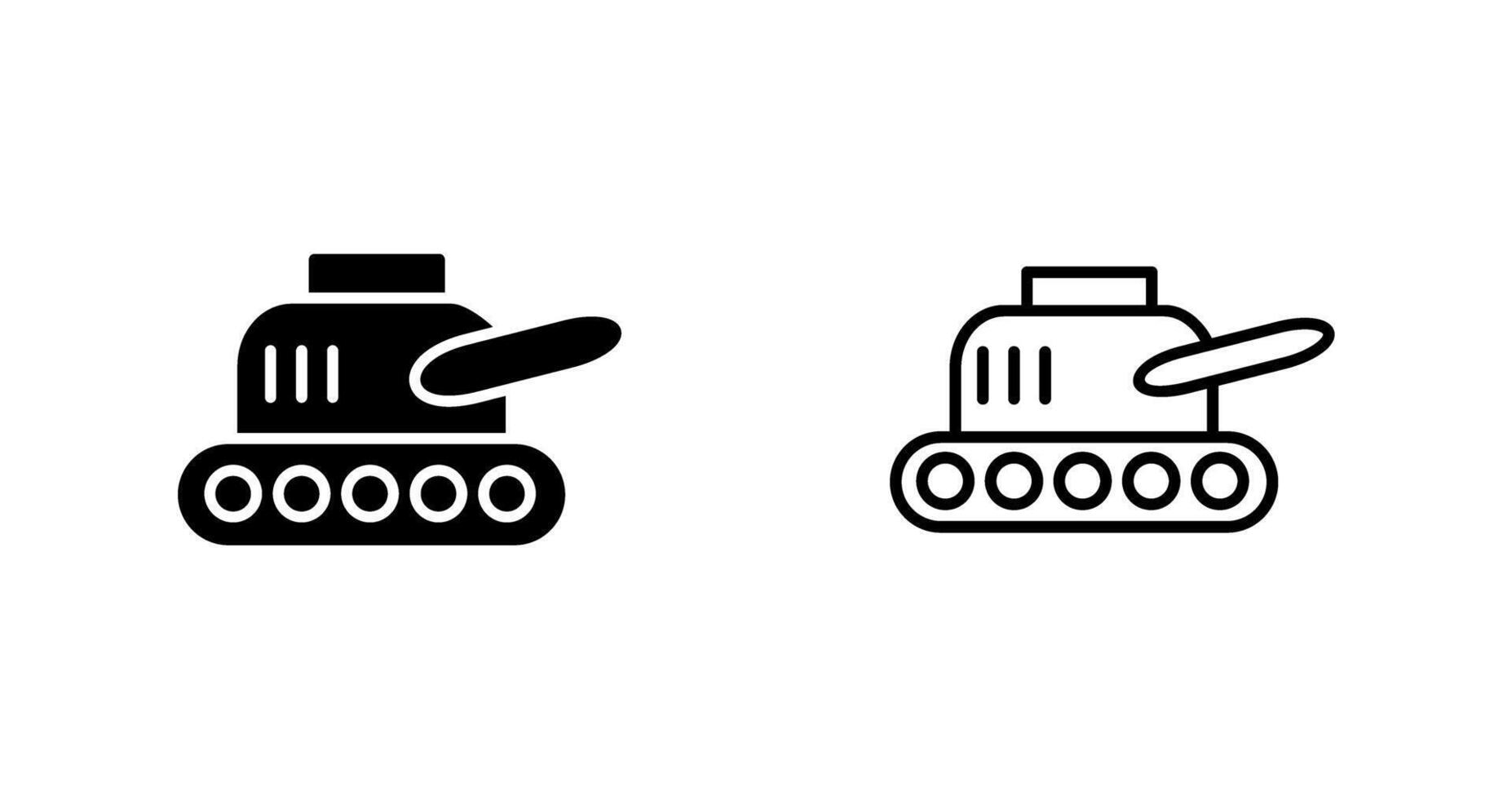 Tank Exhibit Vector Icon