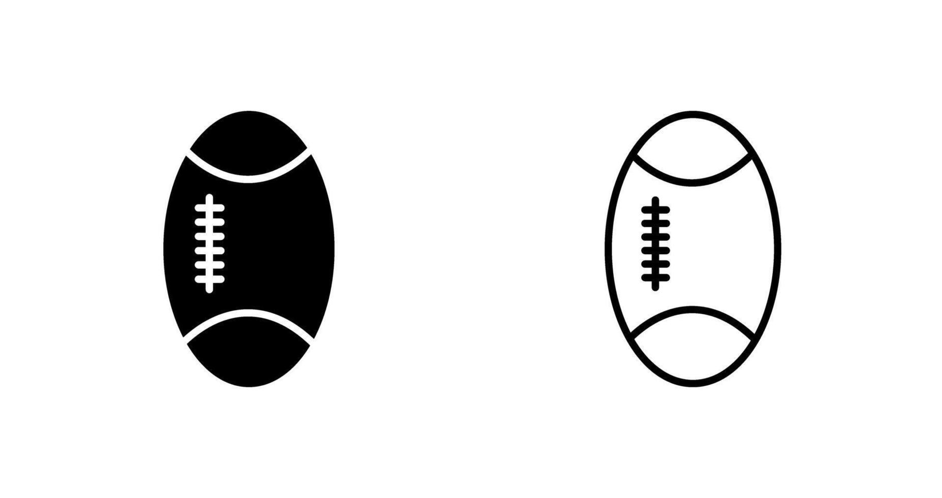 icono de vector de rugby