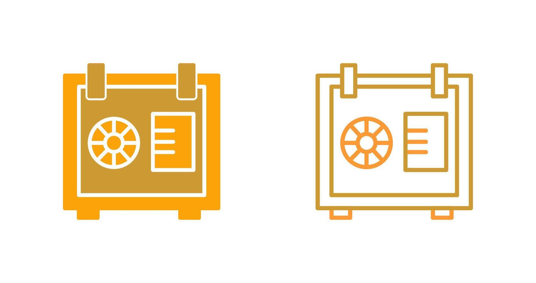Safe Box Vector Icon