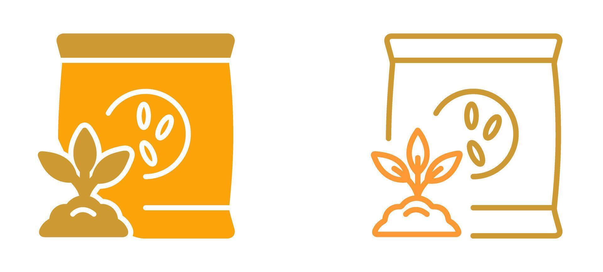 Fertilizer Bag Vector Icon