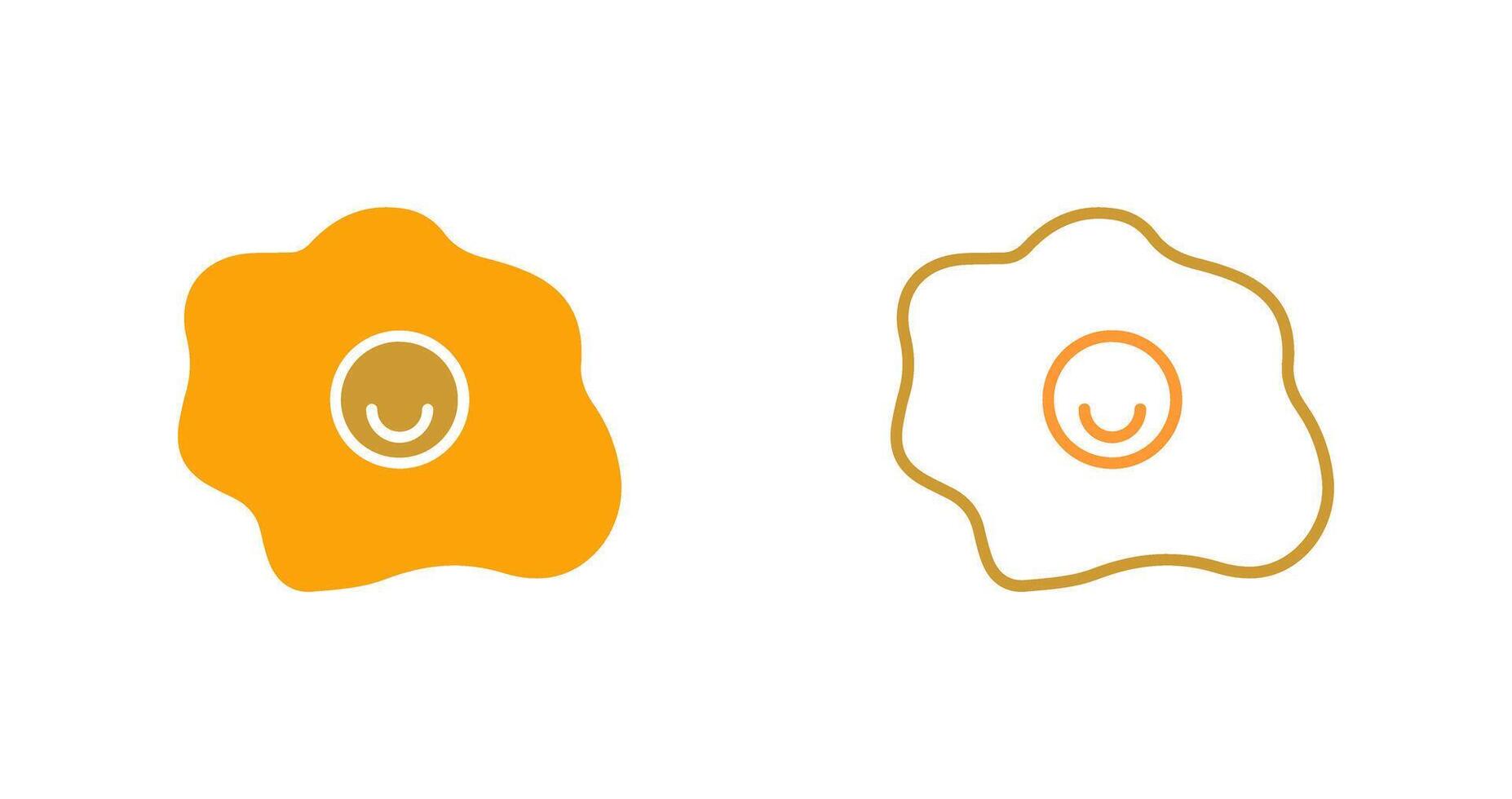 Fried Egg Vector Icon