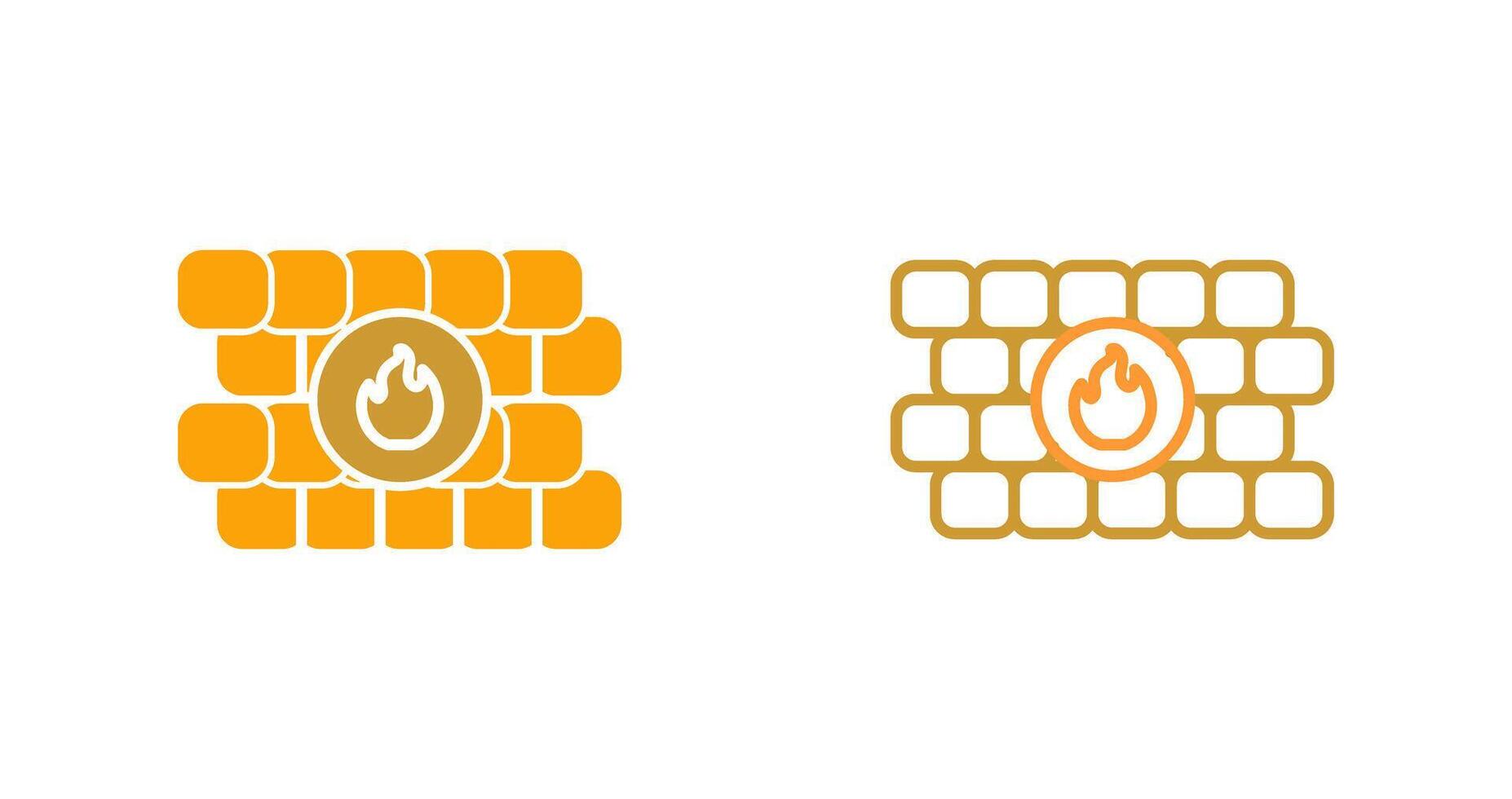 FireWall Vector Icon