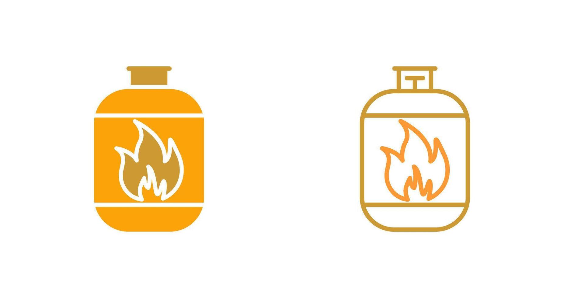 Gas Cylinder Vector Icon