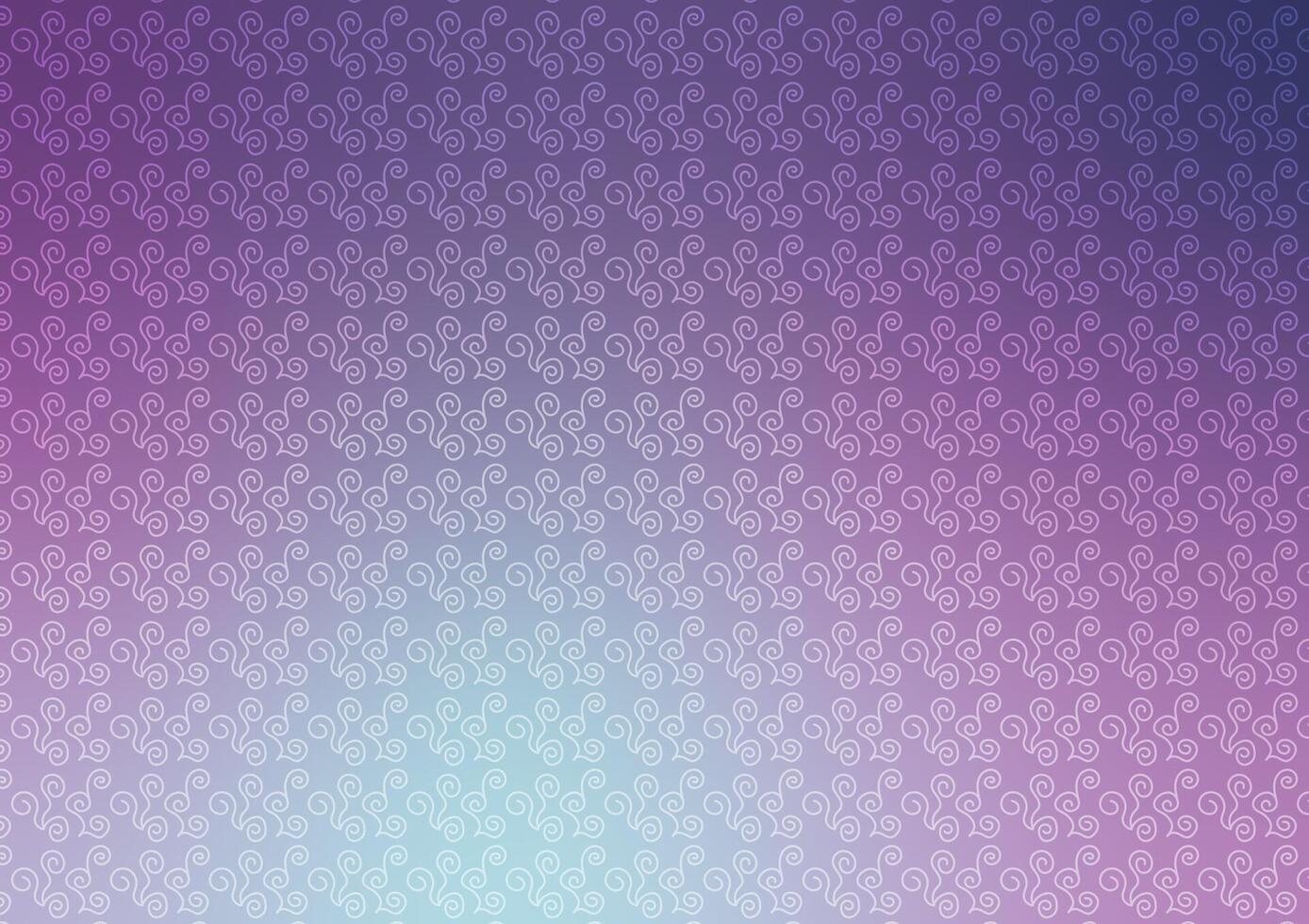 Soft pastel blue violet symbol pattern light background vector