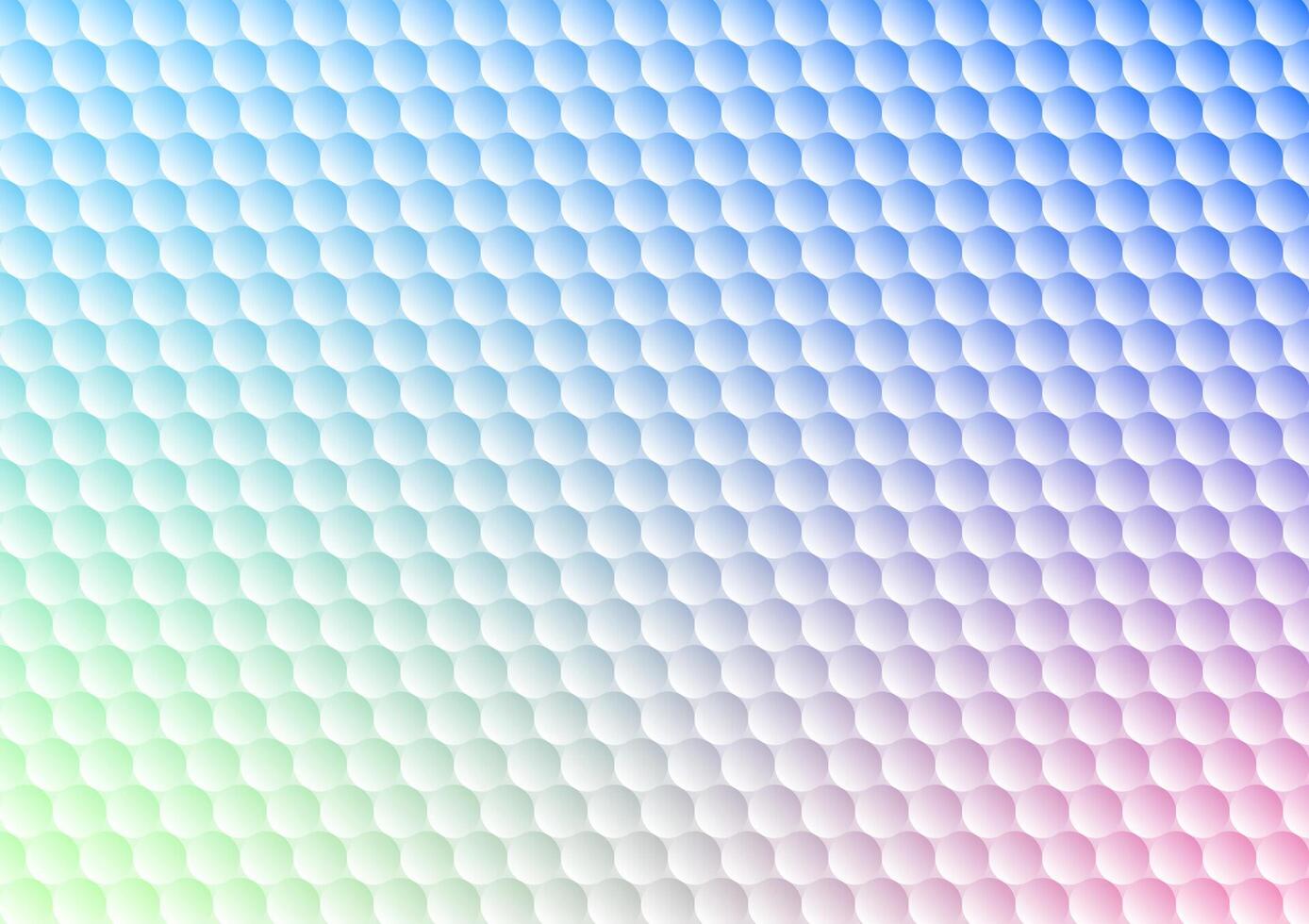 Blue circle bubble green gradient pattern background vector