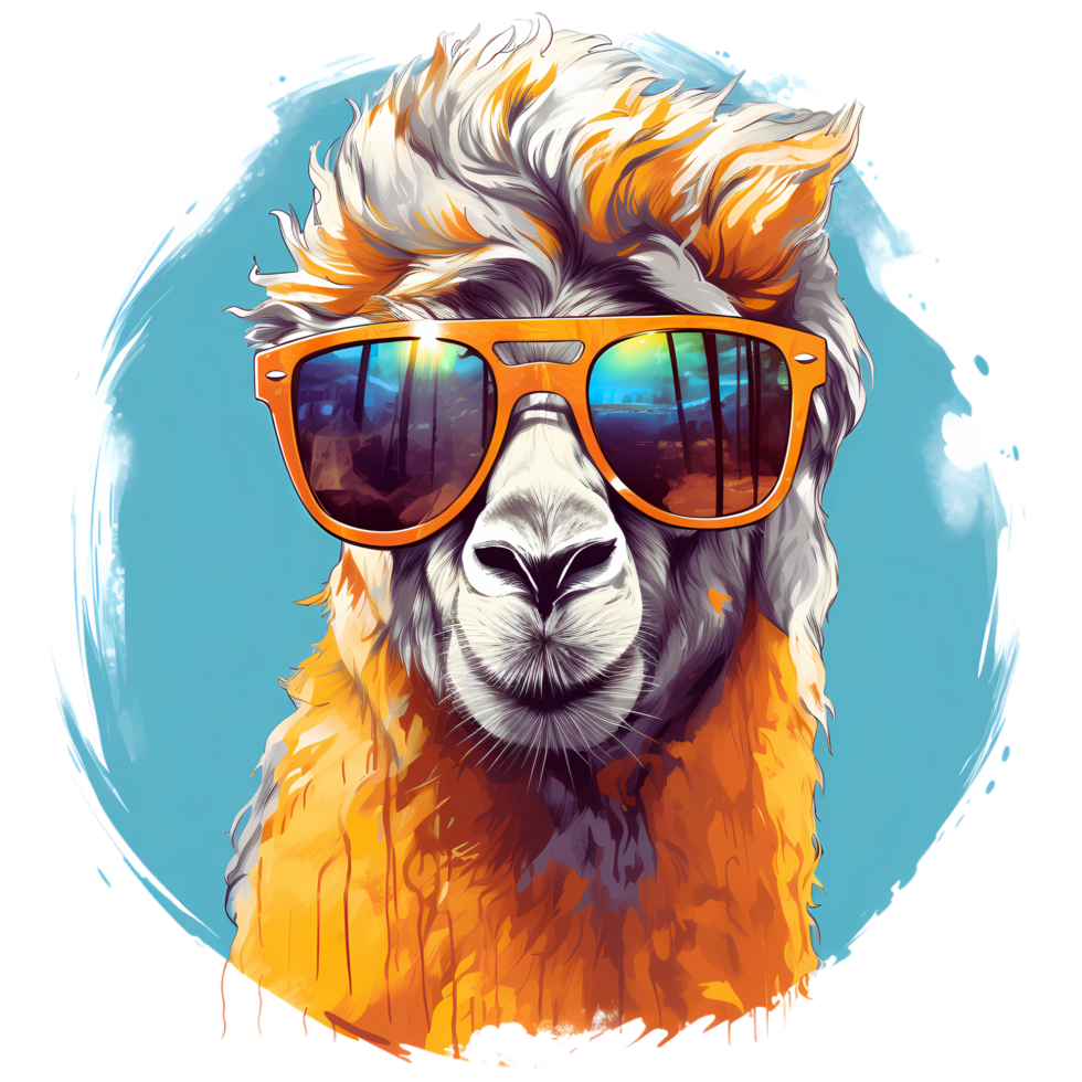 AI generated Cool Camel Design For T Shirt png