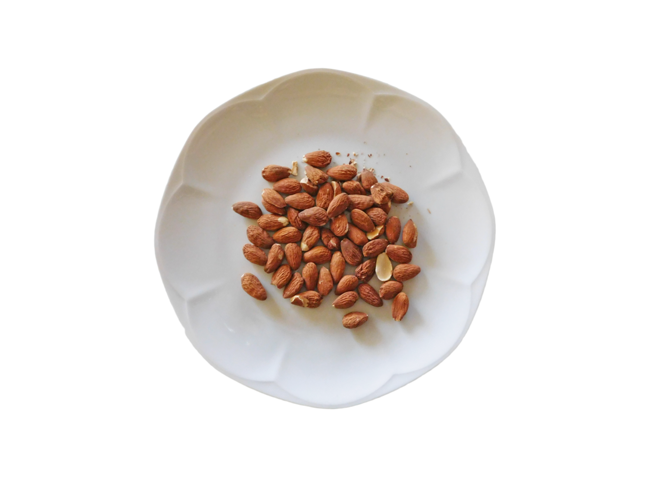 Almonds on transparent background png