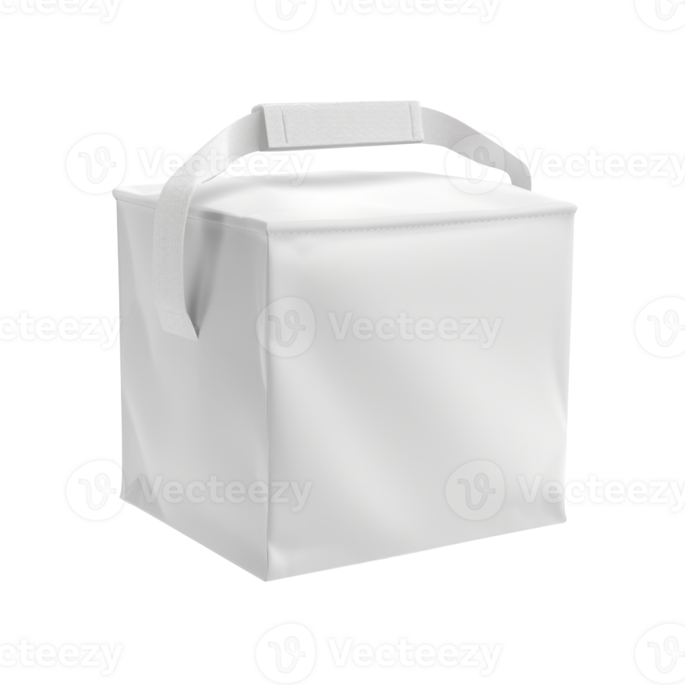 AI generated Blank Insulated Food Delivery Bag PNG