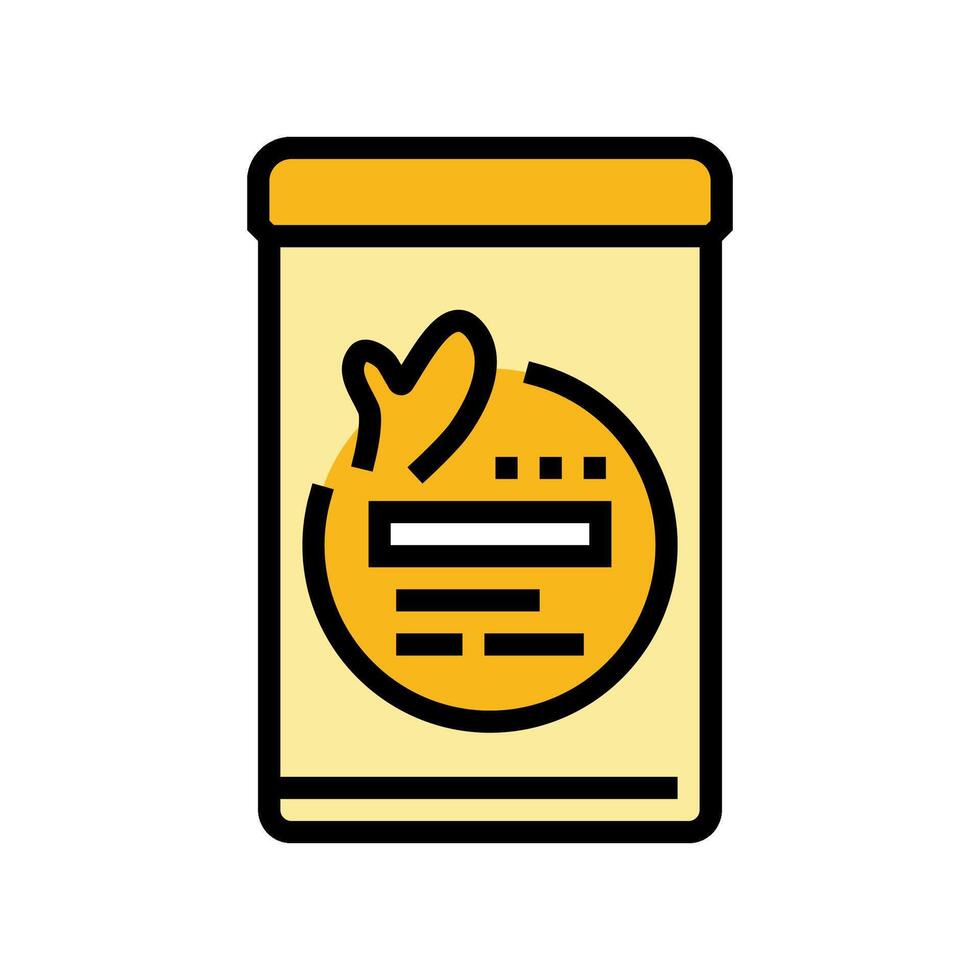 barrier cream ppe protective equipment color icon vector illustration