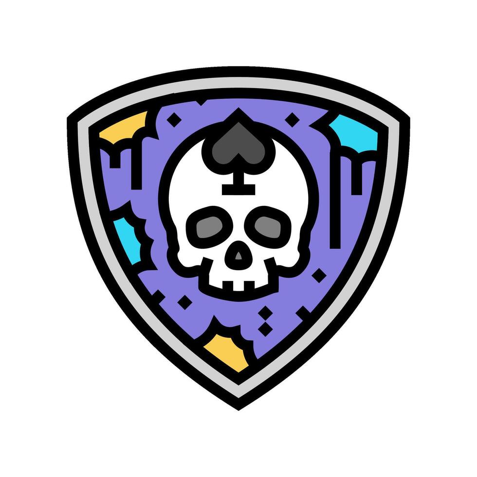 paintball team badge game color icon vector illustration