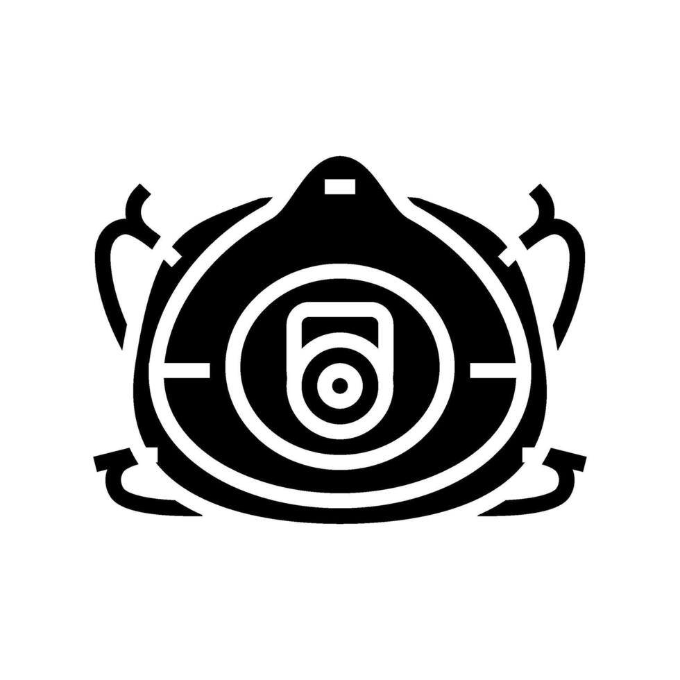 n95 mask ppe protective equipment glyph icon vector illustration