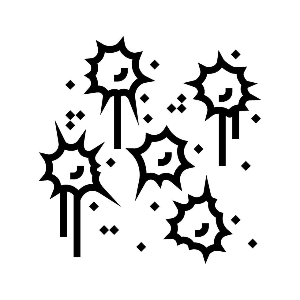 splatter paintball game line icon vector illustration