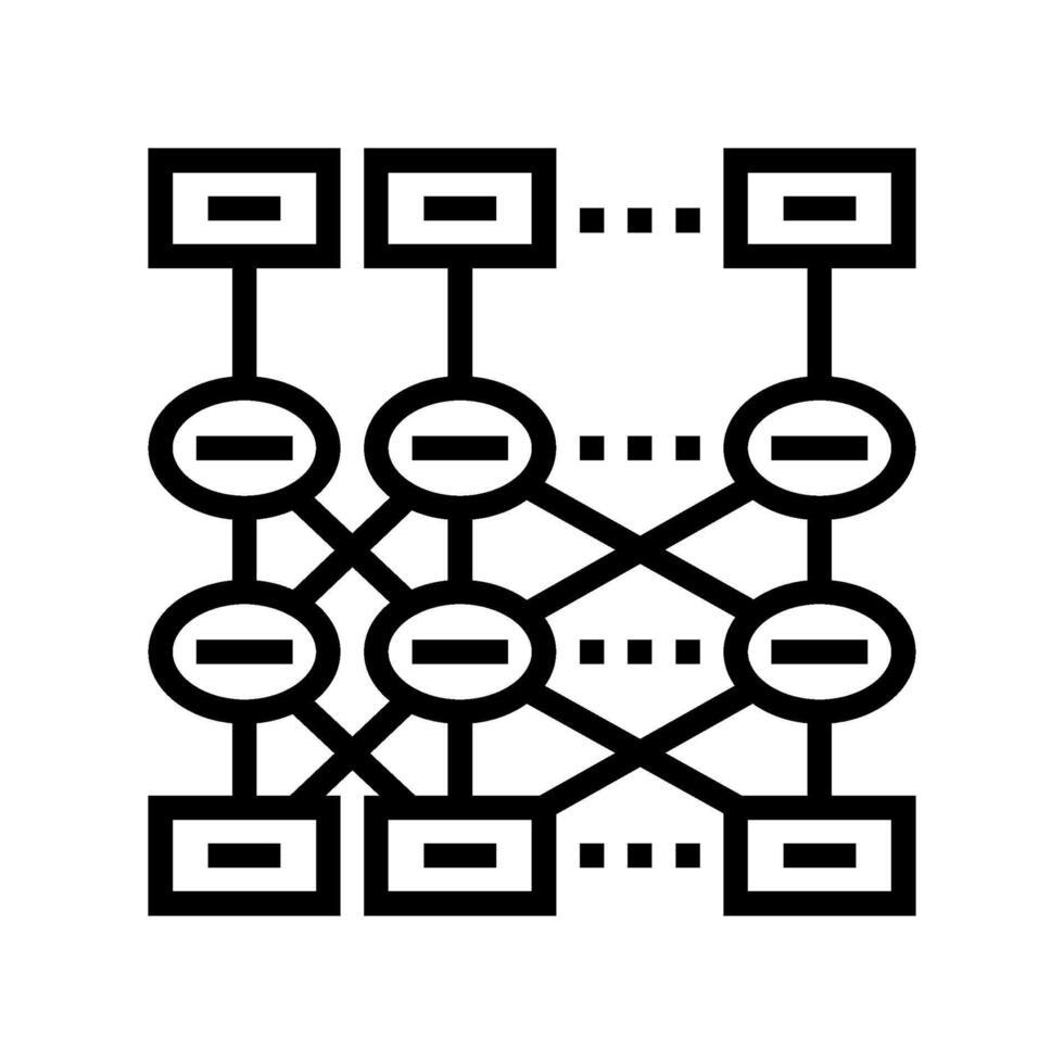 bert bidirectional encoder representations transformers line icon vector illustration