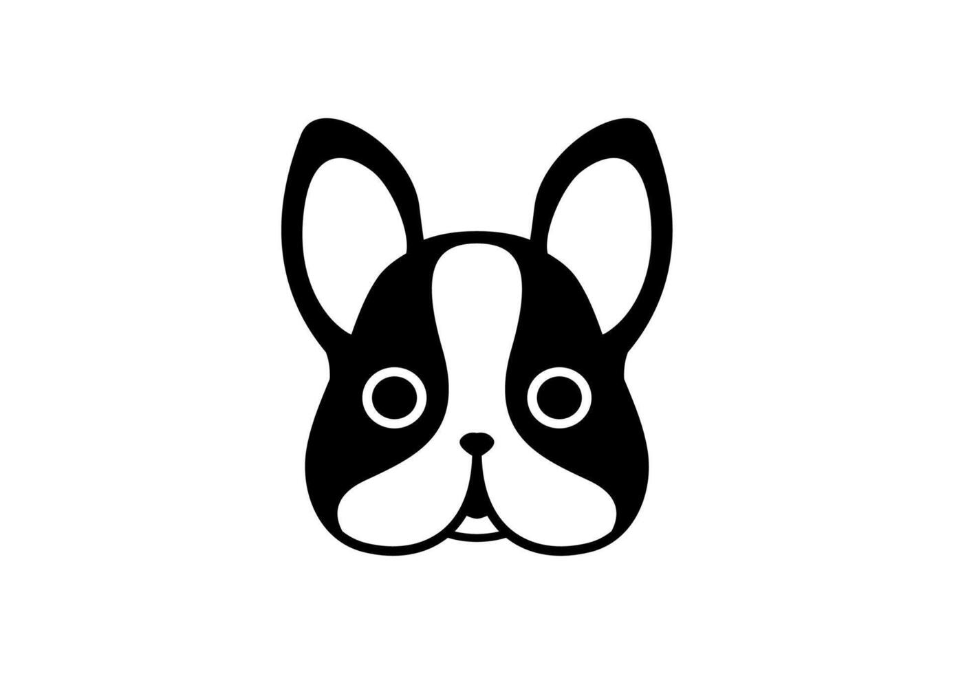 Cute Chubby Frenchie vector