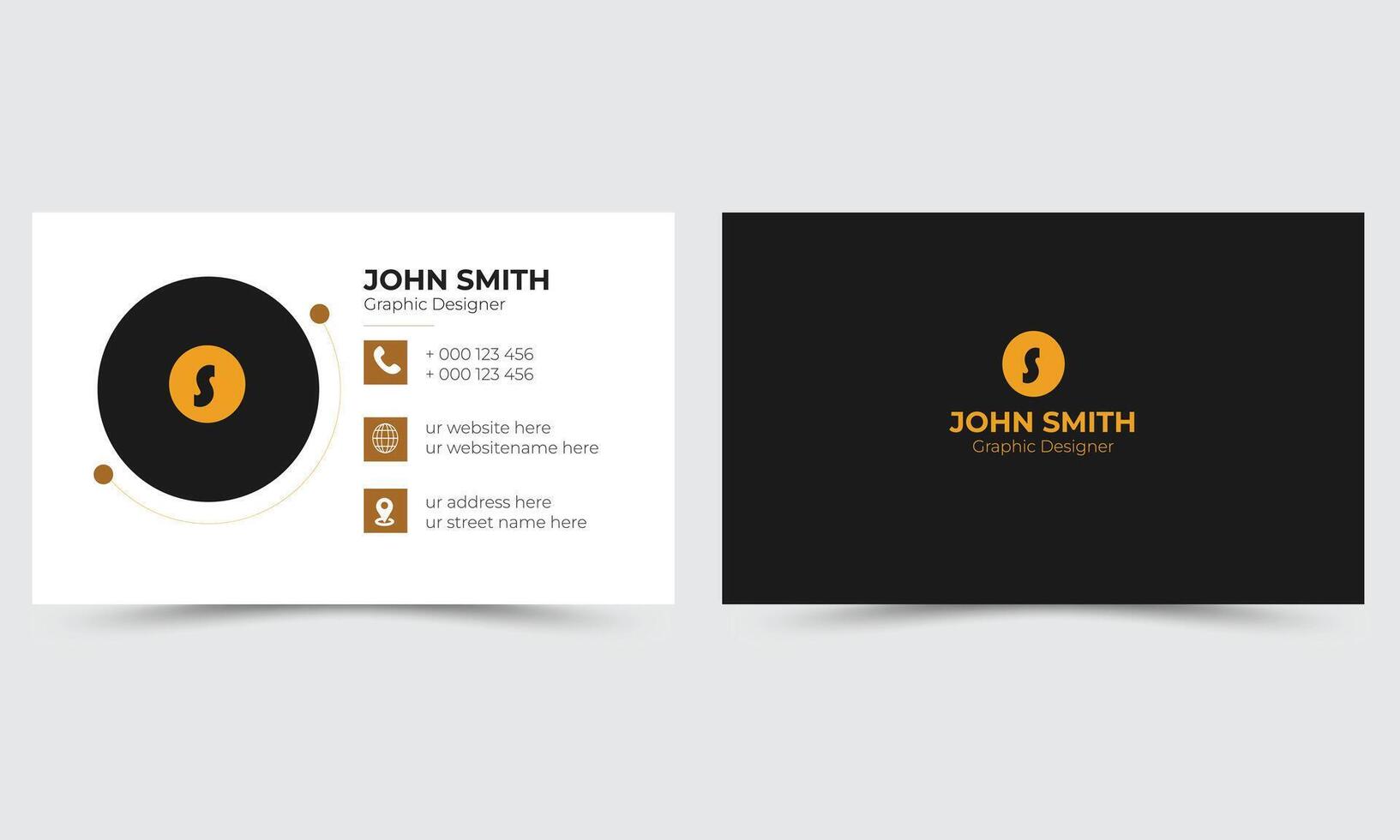 Creative Business Card Design vector