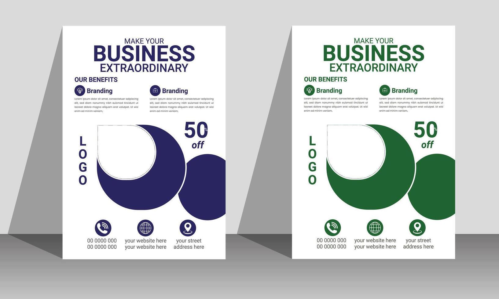 Business Flyer Design vector