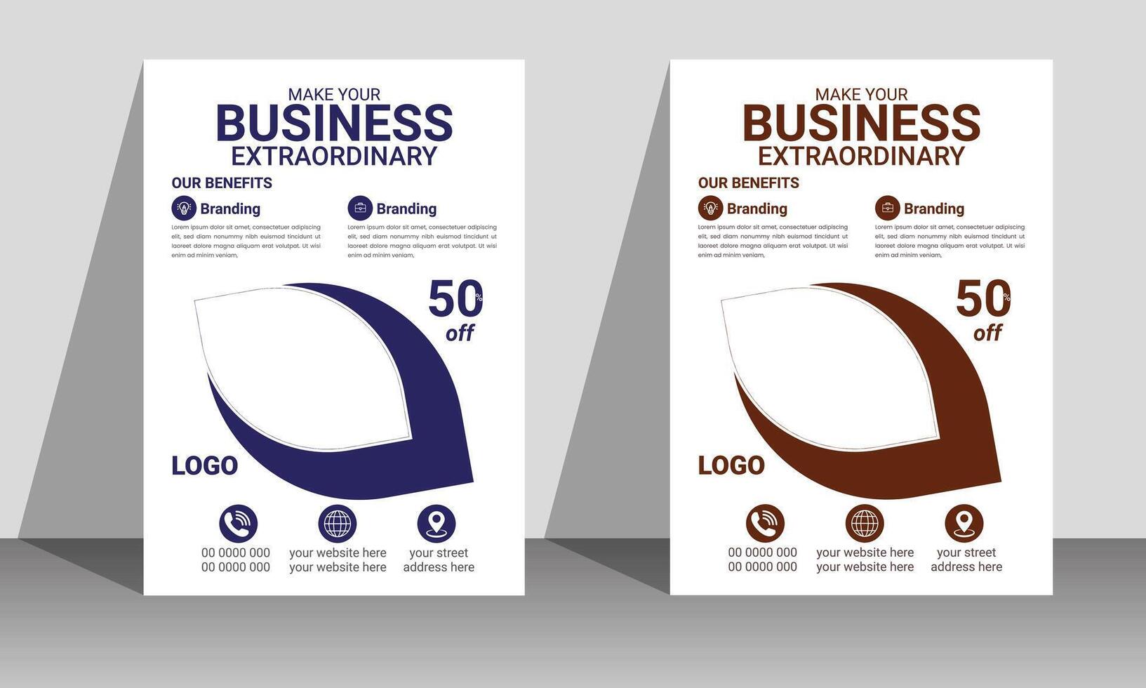 Business Flyer Design vector