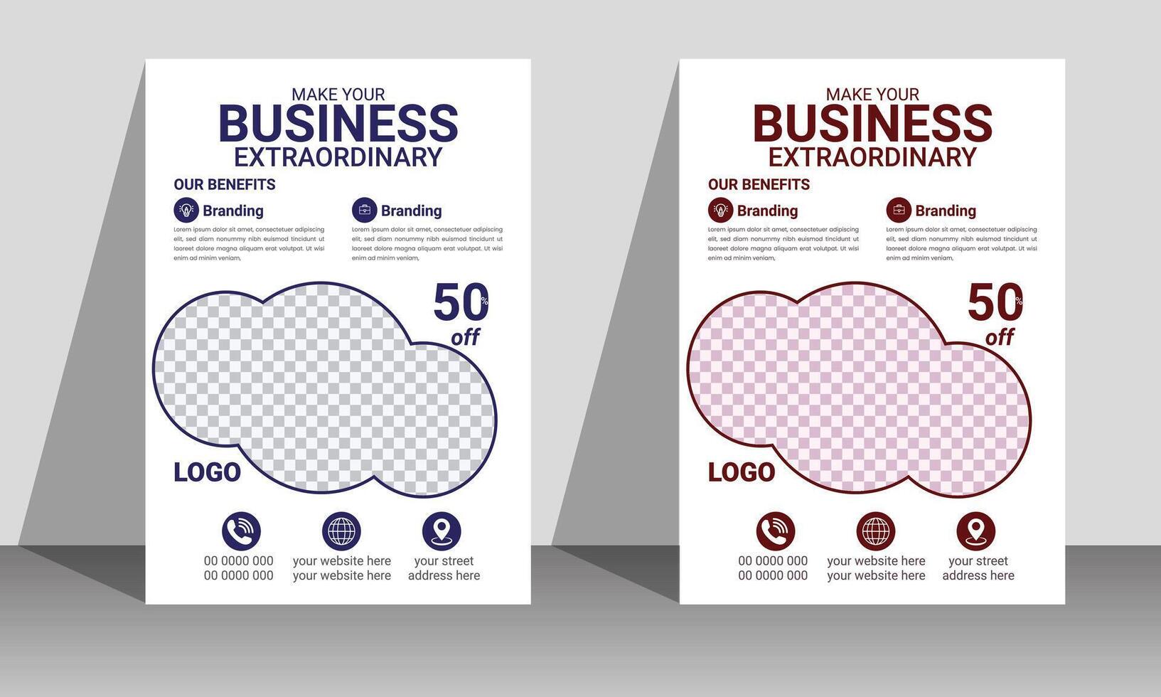 Business Flyer Design vector